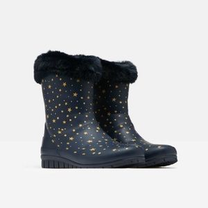 JOULES CHILTON STAR DITSY RAIN BOOTS
